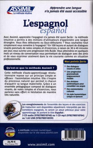 Produktbild L'espagnol : débutants et faux-débutants : niveau atteint B2 (Französisch, Cordoba Marie, Cordoba Jean, 2017)