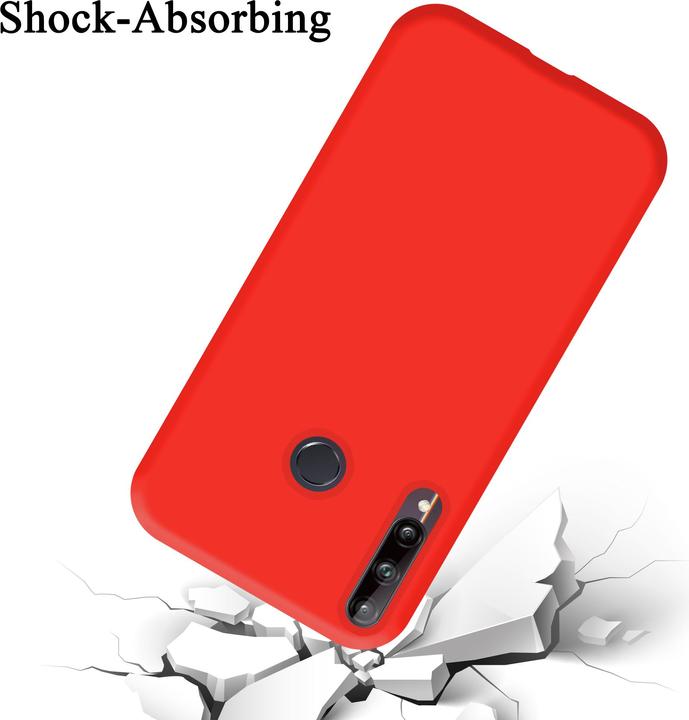 Actual product image Cadorabo TPU Liquid Silicone Case Cover (Huawei P40 Lite E)