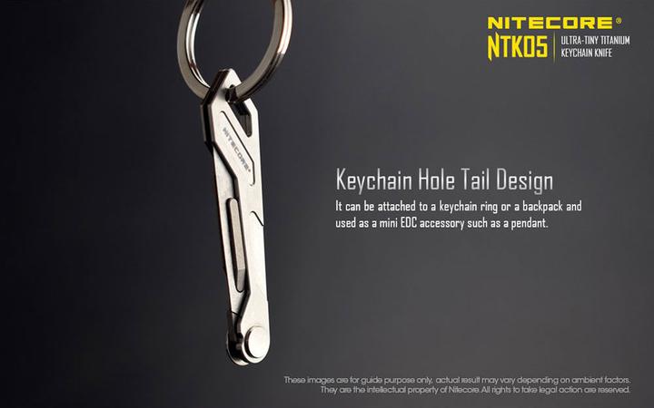 Immagine prodotto Nitecore Coltello in titanio NTK05