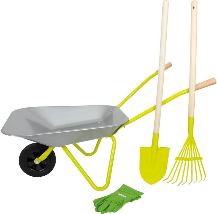 Produktbild small foot Schubkarre mit Gartenwerkzeug