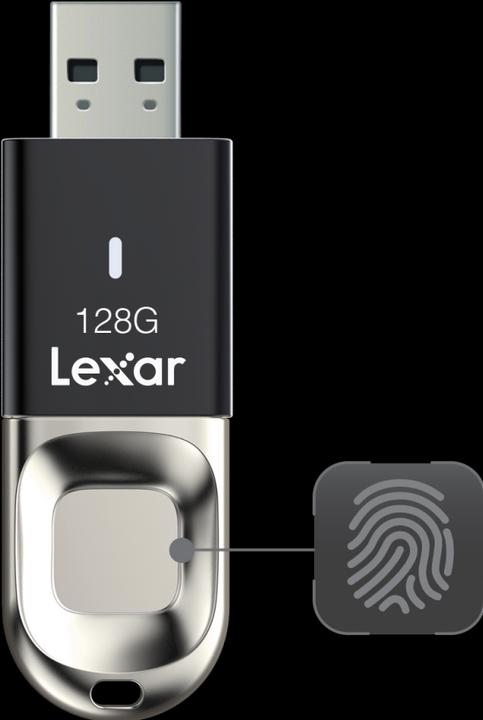 Image du produit Lexar JumpDrive Fingerprint F35 (128 Go)