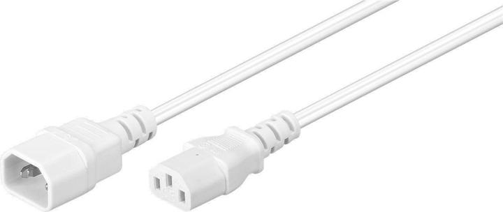Image du produit MicroConnect Cordon d'alimentation C13 - C14 3m blanc (3 m)