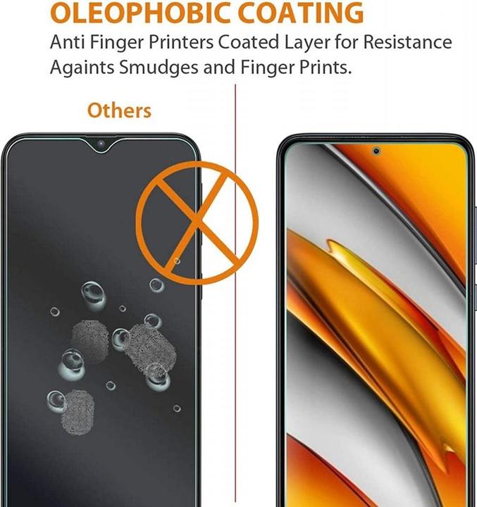 Produktbild Screenguard Xiaomi Poco F3 Panzerglas Schutzfolie Case Friendly Design (1 Stück, Xiaomi Poco F3)