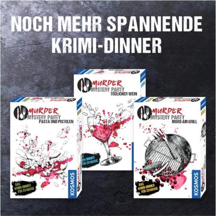 Produktbild Kosmos Murder Mystery Party - Pasta & Pistolen (Deutsch)