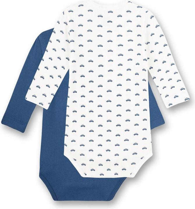 Actual product image Sanetta Long sleeve body 2-pack Blue / White Gr. 56 (56)
