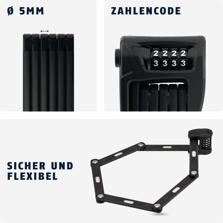 Actual product image Abus Bordo Combo 6100 (90 cm)