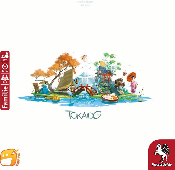 Immagine prodotto Pegasus 57170G - Tokaido - Gioco da tavolo, per 2-5 giocatori dai 10 anni in su (edizione DE) (Tedesco)