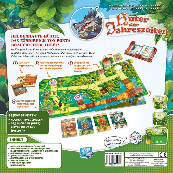 Produktbild Asmodée SCOD0113 - Hüter der Jahreszeiten, Brettspiel, für 2-4 Spieler, ab 7 Jahren (DE-Ausgabe) (Deutsch)