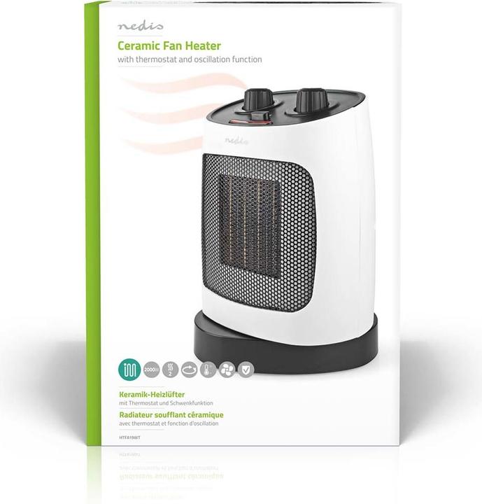 Produktbild Nedis Kompakter Keramik-Heizlüfter (2000 W)
