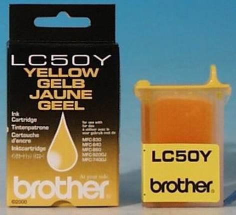 Actual product image Brother Lc-1000y (Y)