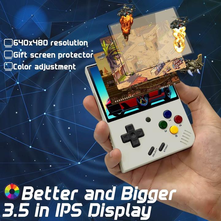 Actual product image Miyoo Mini Plus Retro Gaming Console with 128GB incl. 28000 pre-installed games