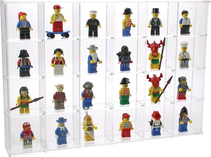 Actual product image Safe Acrylic display case with 24 compartments