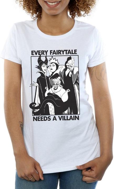 Immagine prodotto Disney Girls Every Fairy Tale Needs A Villain Maglietta in cotone (152, 158)