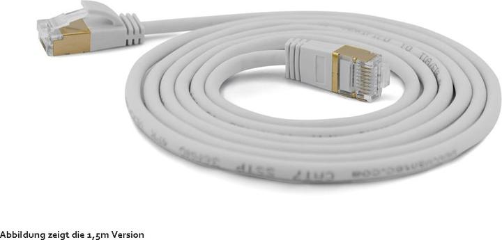 Produktbild Wantec Extra dünnesCat.7 Rohkabel SSTP Patchkabel (S/FTP, CAT7, 1 m)