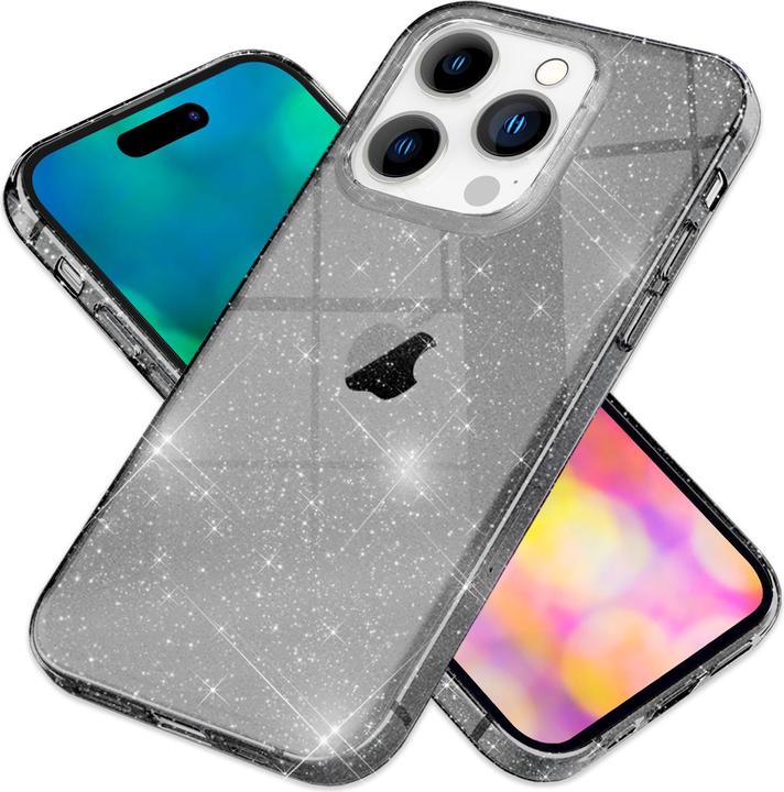 Produktbild Nalia Klare Glitzer Silikon Hülle (Apple iPhone 14 Pro Max)