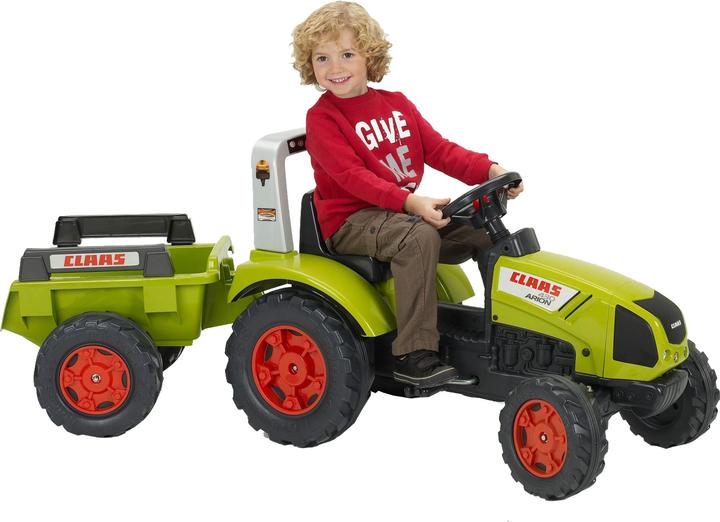 Actual product image Falk Toys Claas tractor + trailer