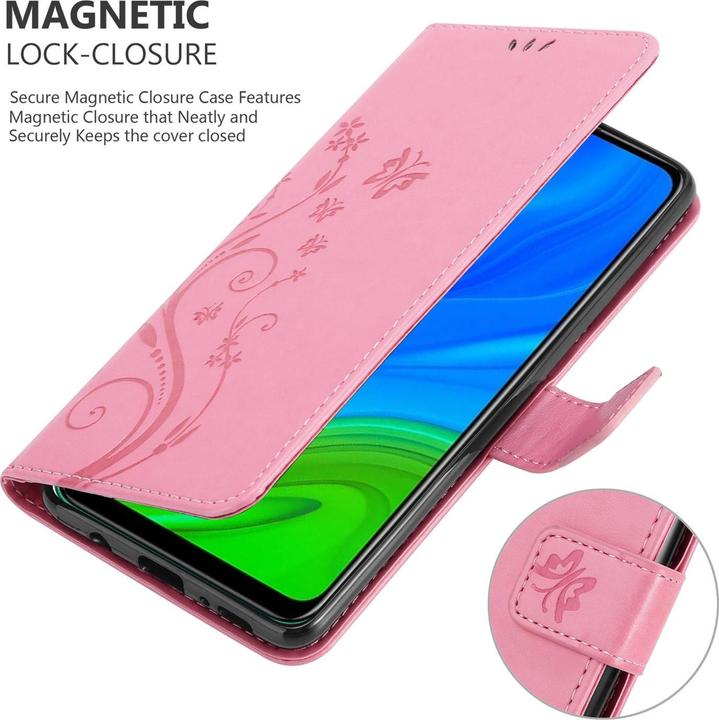 Actual product image Cadorabo Flower Book Cover (Huawei P Smart (2020))
