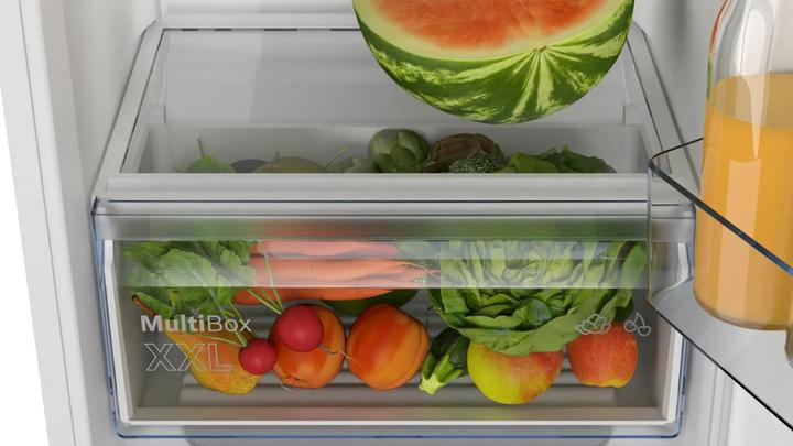 Actual product image Bosch Hausgeräte Series 2, built-in refrigerator with freezer compartment, 122.5 x 56 cm, trailing hinge KIL425SE0 (187 l)