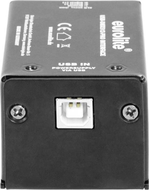 Actual product image Eurolite DMX Interface USB-DMX512 PRO M