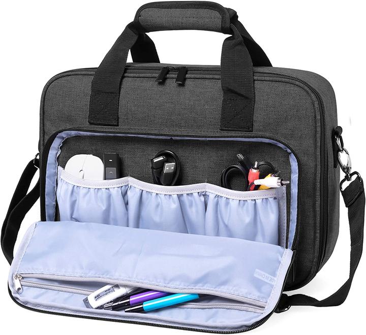 Produktbild Luxja Beamer Tasche, Schwarz (Beamer Tragtasche)