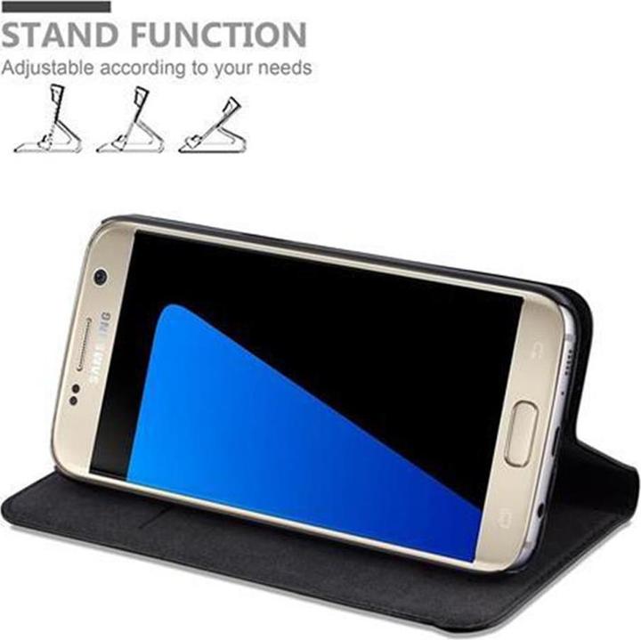 Actual product image Cadorabo Book Invisible Magnet Cover (Samsung Galaxy S7)