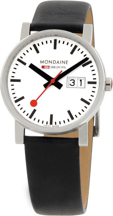 Actual product image Mondaine Evo Big Date (Analogue wristwatch, Swiss made, 35 mm)