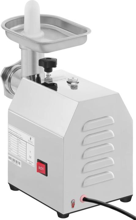 Produktbild Royal Catering Fleischwolf Edelstahl Elektrisch 70 Kg H Reverse Funktion Metallgetriebe 600Watt