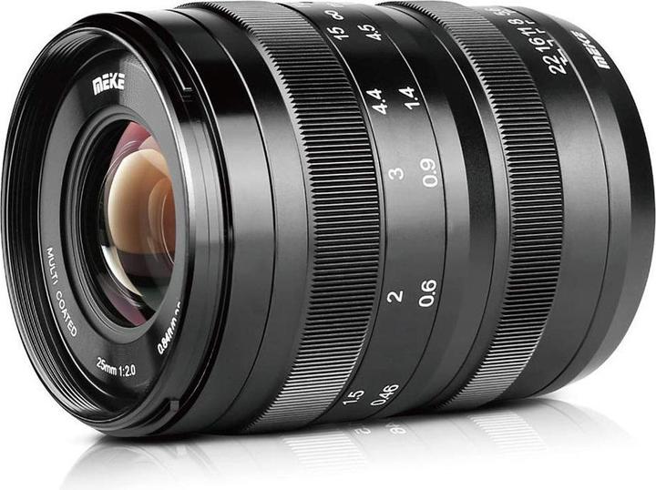 Actual product image Meike MK 25mm F2.0 Canon M mount (Canon EF-M)