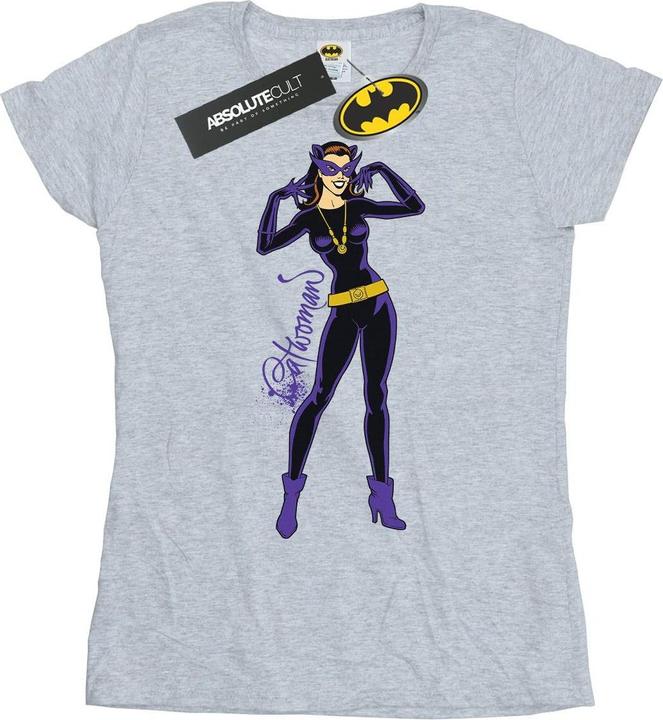 Catwoman Happy Pose Baumwolle TShirt