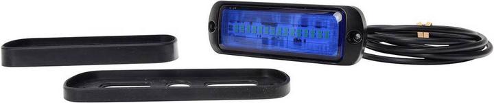 Actual product image WAS Front flasher / road clearer W218 12 V/DC, 24 V/DC via on-board power supply, screw mounting Blue