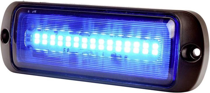 Actual product image WAS Front flasher / road clearer W218 12 V/DC, 24 V/DC via on-board power supply, screw mounting Blue