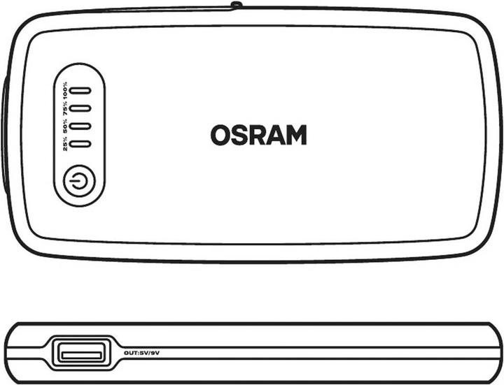 Image du produit Osram Démarrage de la batterie 200 (500 A, 6000 mAh)