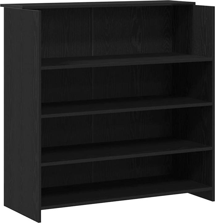 Produktbild VidaXL Empfangstheke Schwarz Eichen-Optik 180x50x103,5cm Holzwerkstoff