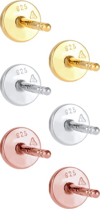 Produktbild Elli Bi Color Tri Color, Geo, Kreis (925 Sterling Silber Rosegold, 925 Sterling Silber vergoldet)