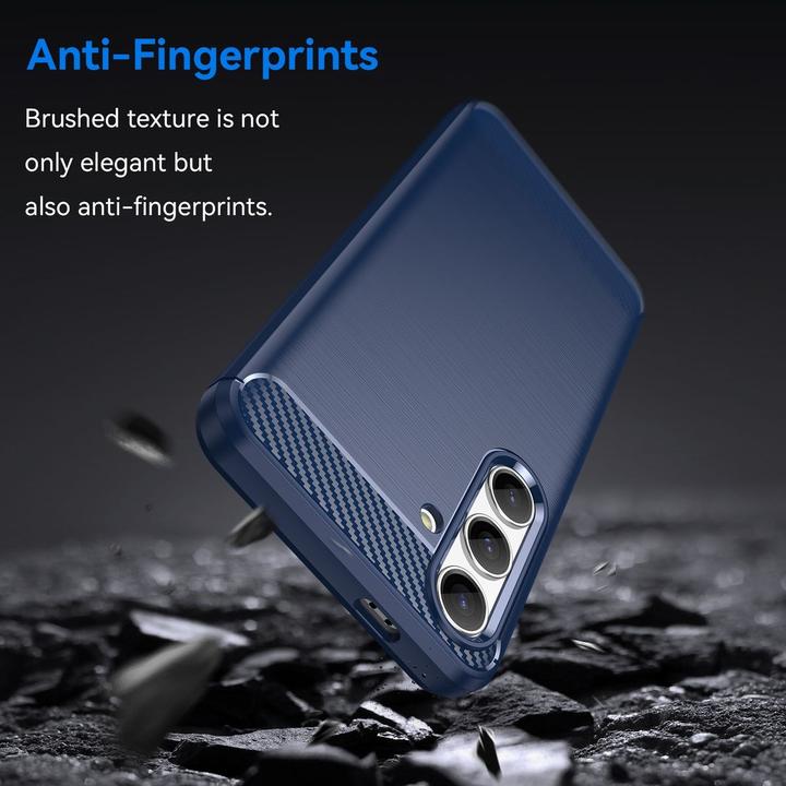 Produktbild Amazon Hülle für Samsung Galaxy S24 5G Schutz Handy Case Cover Carbon Etuis Bumper Neu (Samsung Galaxy S24+)