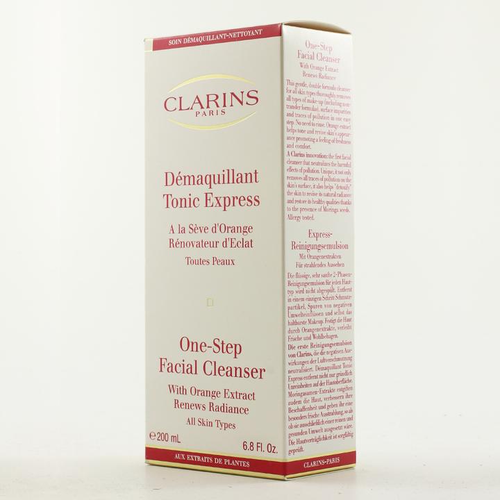 Image du produit Clarins Peau - Nettoyant en une étape à l'extrait d'orange (Lotion nettoyante, 200 ml)