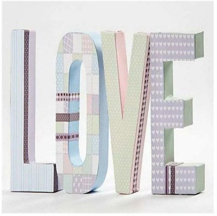 Actual product image Creativ Company Cardboard letter L 20.3 cm