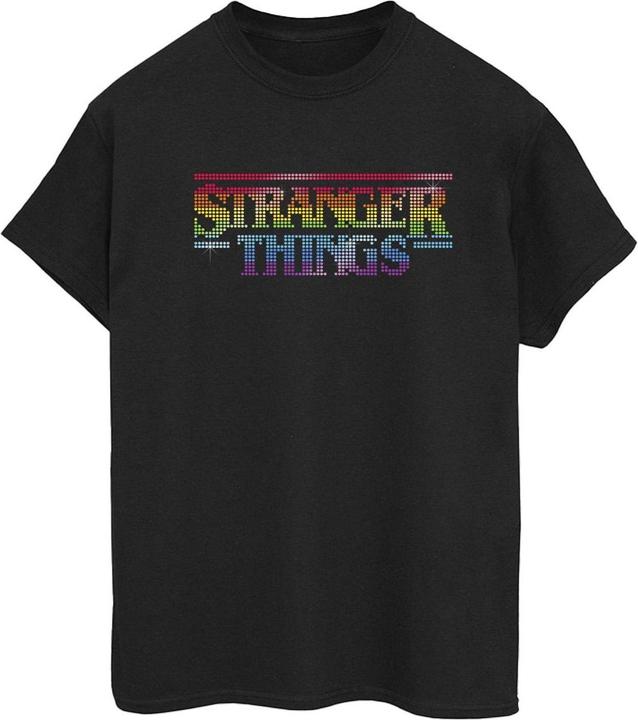 Immagine prodotto Netflix Stranger Things Rainbow Dot Logo Maglietta Ampia Donna (S)