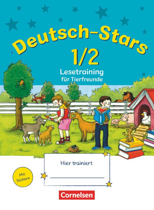 Image du produit Deutsch-Stars 1/2. Lesetraining für Tierfreunde (Allemand, Cornelia Scholtes, Ursula de Coast, Annette Webersberger, 2013)