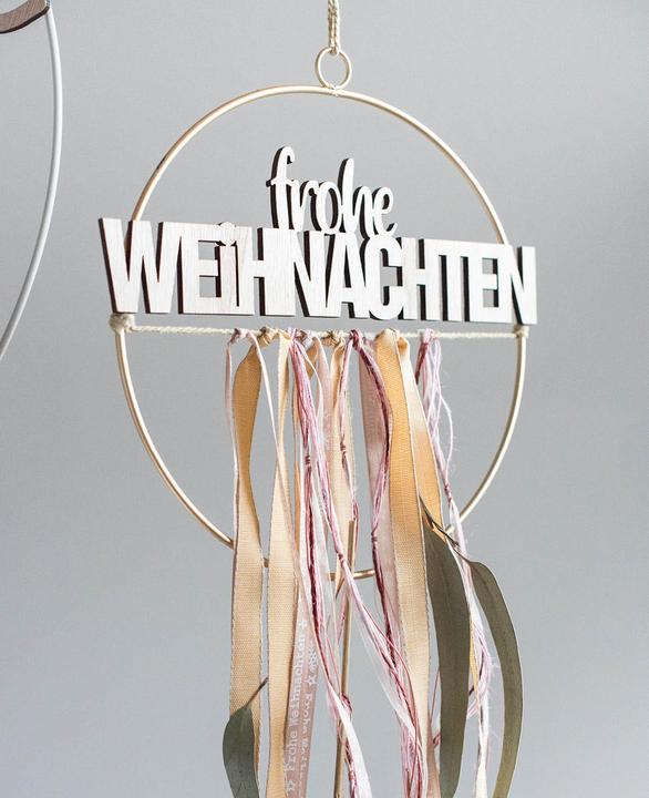 Produktbild Halbach Holz-Schriftzüge "Frohe Weihnachten"