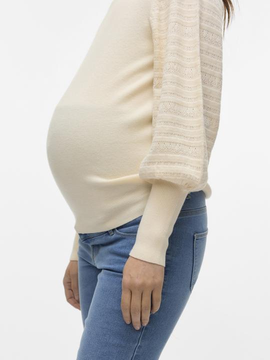 Actual product image Vero Moda Maternity Regular fit Round neck Long cuffs Pullover Knitted top (S)