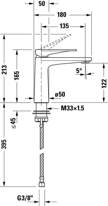 Nährwerte und Zutaten Duravit EH-WT-MI M Tulum Ausl 135 o ZAG schwarz matt