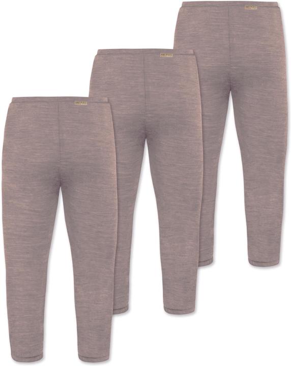 Actual product image Normani 3-pack baby merino trousers with feet - 9541 (92)