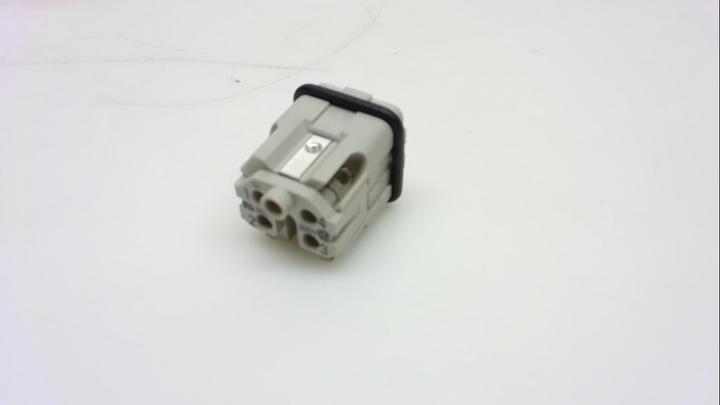 Produktbild Harting 09 20 004 2611 Stifteinsatz Han® A 4 + PE Schrauben 1 St.