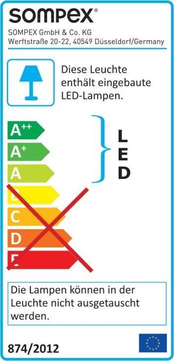Energie-Label Villeroy & Boch Seoul 2.0 (185 lm)