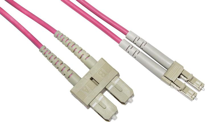 Image du produit CAVO FIBRA OTTICA 1 MT LC/SC MULTIMODALE DUPLEX 50/125 OM4 (U/FTP, 1 m)