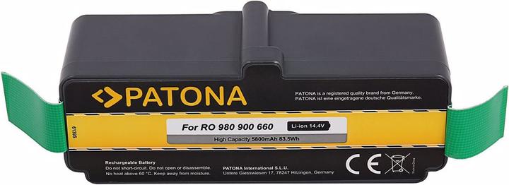 Actual product image Patona Battery Roomba iRobot 980