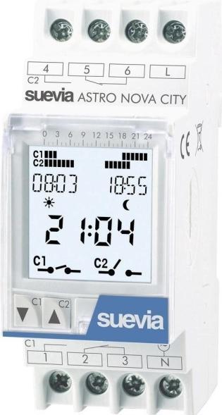 Actual product image Orbis DIN rail timer ASTRO NOVA CITY 230 V
