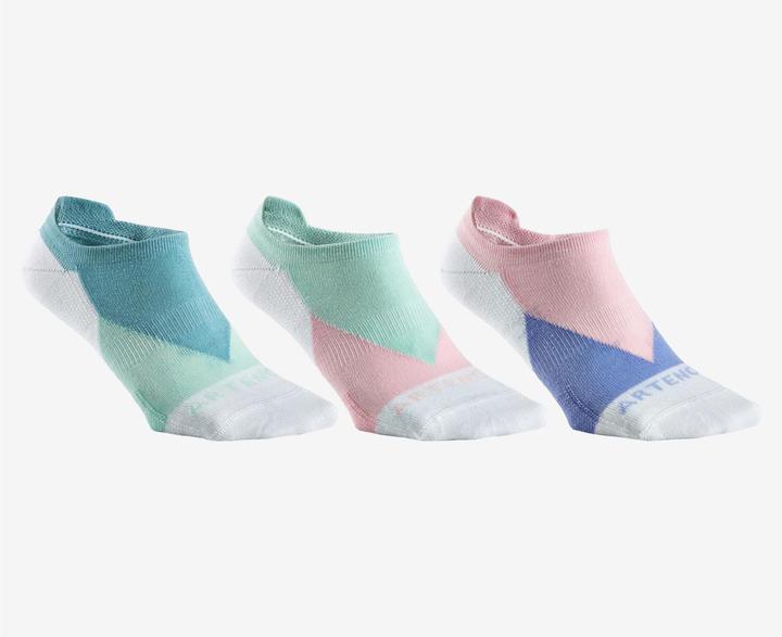 Image du produit Artengo Lot de 3 chaussettes de tennis basses - RS 160 Color Block rose (35, 38)