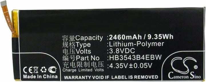 Produktbild AccuCell Akku Huawei Ascend P7 Akku HB3543B4EBW